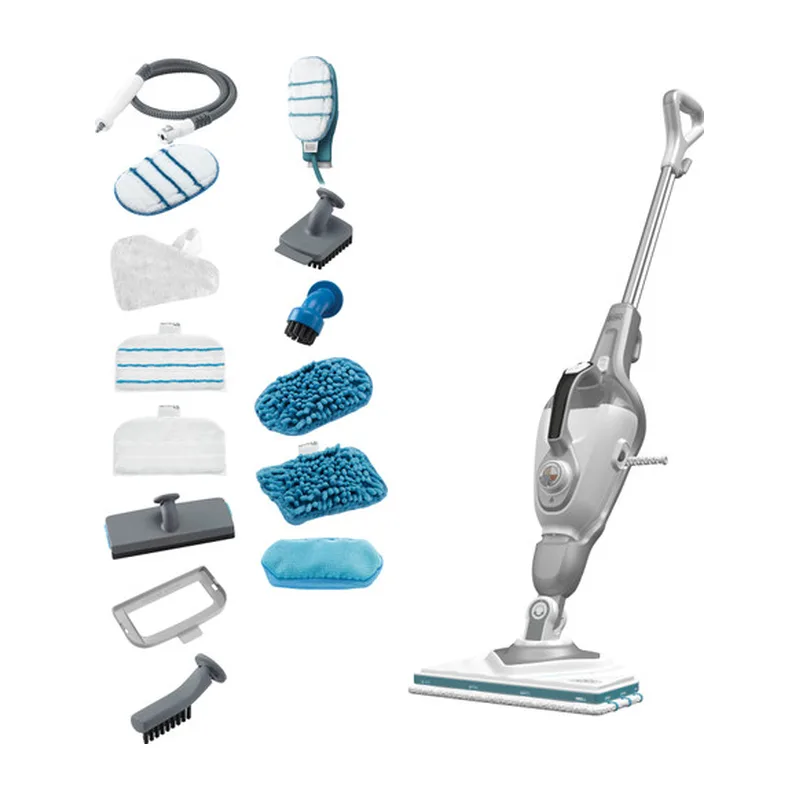 Black+Decker 1600W Steam-mop 15 accessoires
